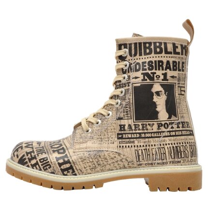 Bunte Boots mit schönen Motiven und kreativen Designs - Dogo Boots - Daily Prophet Harry Potter 40 im DOGO Onlineshop bestellen!